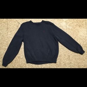 Blue W/ Red Logo Ralph Lauren Sweater